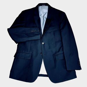 Wilke Rodriguez Sport Coat Black 42 44 Wool Blend 2 Vent Blazer